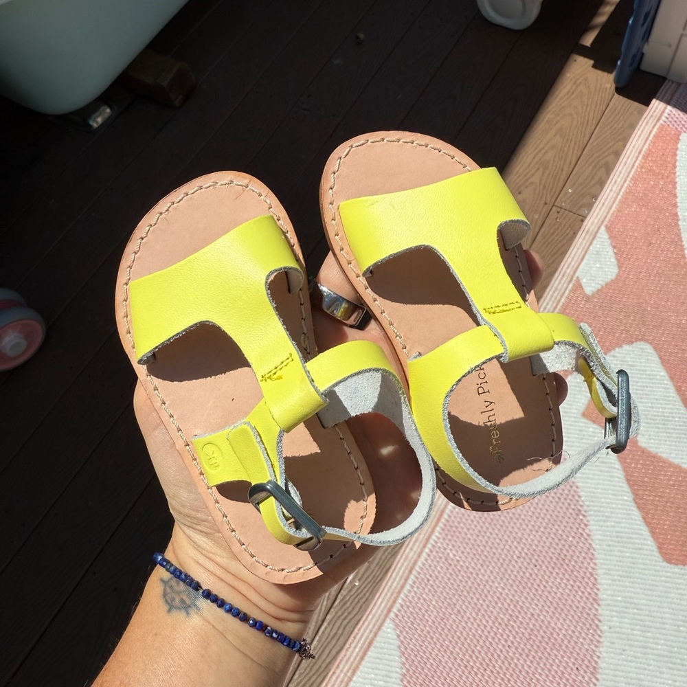 Freshly Picked Yellow Sandals Size 4 (5.5)